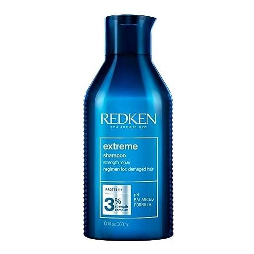 Redken | shampoo professionale extreme, trattamento fortificante per capelli danneggiati