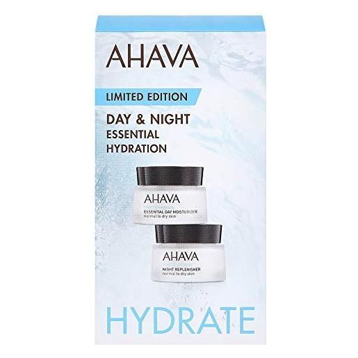 AHAVA essential hydration day & night cofanetto regalo (trattamento giorno, 15ml+trattamento notte, 15ml)
