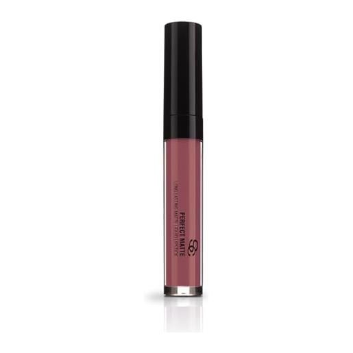 Salerm - rossetto permanente a lunga durata - perfect matte - color camellia pink - rossetto liquido opaco - pigmenti ad alta intensità - comfort duraturo - 5,5 ml
