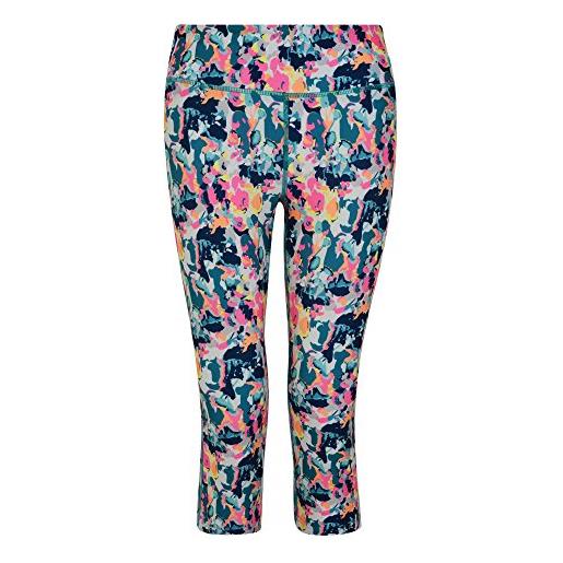 Dare 2b eclectic 3/4 tght, pantaloni donna, colore: rosa ciano, 16