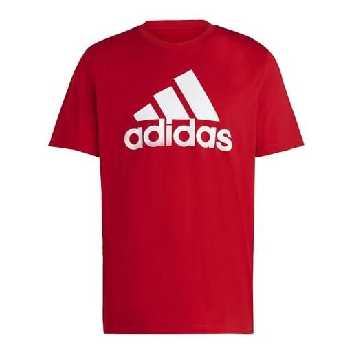 adidas ic9352 m bl sj t t-shirt uomo better scarlet taglia mt2