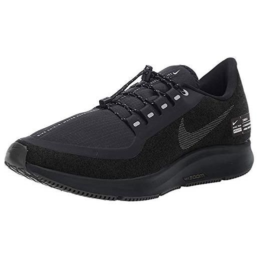 Nike air zoom pegasus 35 shield, scarpe da trail running uomo, nero (black/anthracite/anthracite/dark grey 2), 46 eu