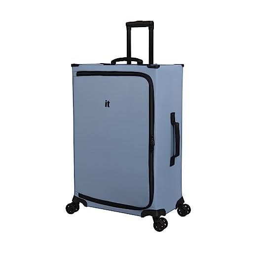 it luggage maxpace - spinner ultraleggero a quadri, 27' softside, blu placid, 68,6 cm, maxpace - spinner ultraleggero a quadri, 68,6 cm