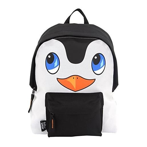 Toito Wear kinderrucksack pinguin zainetto per bambini 29 centimeters 5 nero (schwarz/weiß)