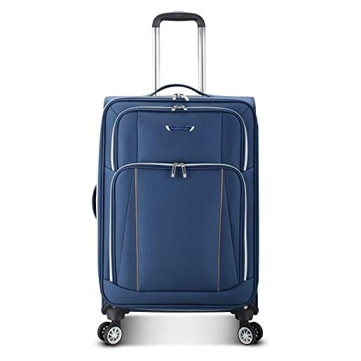 Traveler's Choice lares softside - valigia espandibile con ruote girevoli, marina militare, 2 piece luggage set, lares softside bagaglio espandibile con ruote spinner