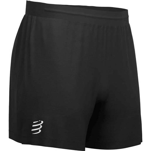 Compressport - shorts da running - performance short black per uomo - taglia s, l - nero