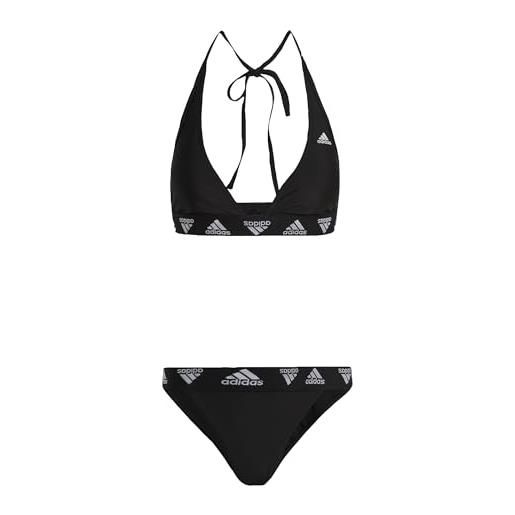 adidas hr4396 neckhol bikini costume da nuoto black/white xl
