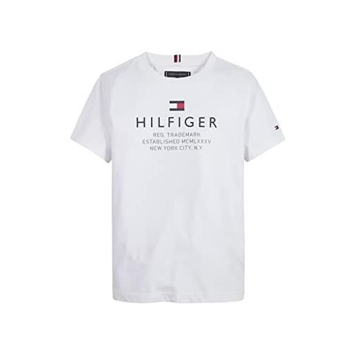 Tommy Hilfiger maglietta per bambini e ragazzi bianco 5 anni (110cm)
