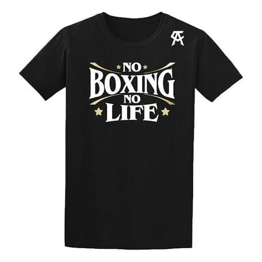 NAINAI canelo alvarez - no boxing no life black t-shirt