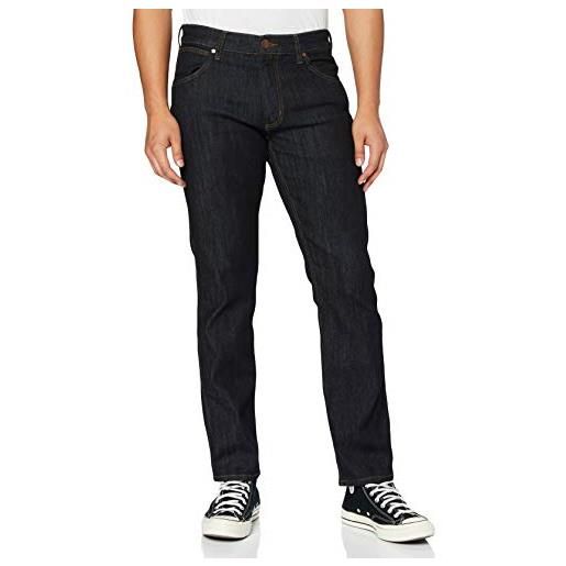 Wrangler greensboro jeans, blu (dark rinse), 33w / 34l uomo