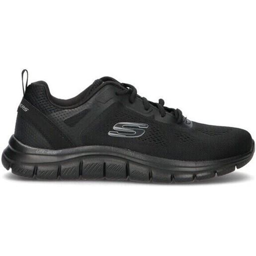 Skechers scarpe running uomo track broader nere