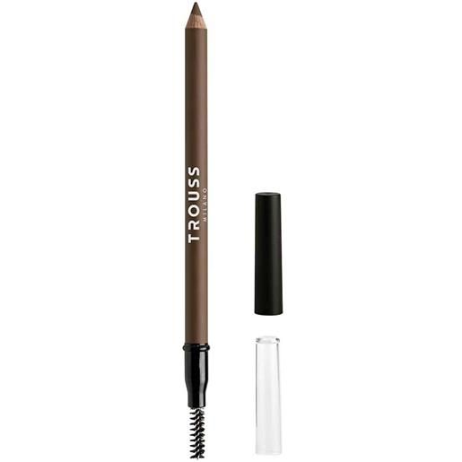 Trouss matita sopracciglia dark brown lunga tenuta 8h applicatore a scovolo