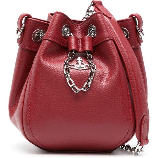 Vivienne Westwood borsa a secchiello chrissy piccola - rosso