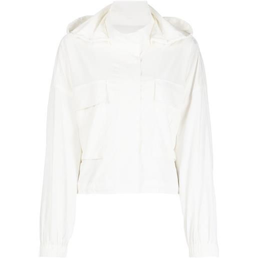 STUDIO TOMBOY giacca crop con zip - bianco
