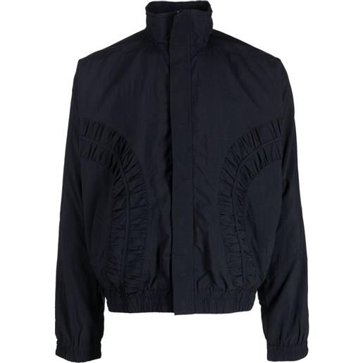 SAGE NATION bomber fossil con ruches - blu