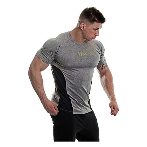 MusclePharm t-shirt mpm41-mpts522 uomo, grigio, media