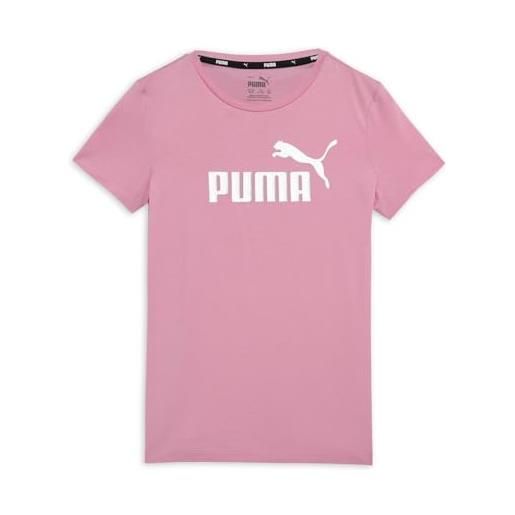 PUMA ess+ logo tee g - magliette ragazze, mauved out, 846953