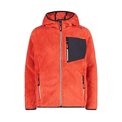 CMP highloft jacket hooded, boy, grenadine, 116