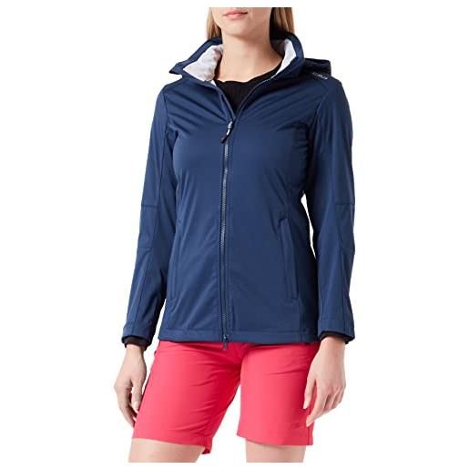 CMP softshell long fit jacket, woman, blue-ghiaccio, 56
