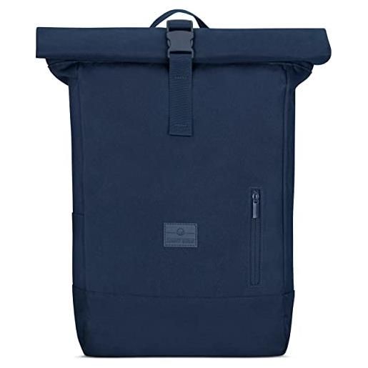 Johnny Urban zaino donna e uomo blu scura - robin large - da pet riciclato - borsa quotidiana 18-22 litri - tasca per pc - idrorepellente