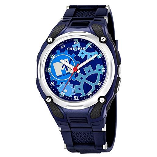 Calypso ktv5560-2 - orologio da polso da uomo colore blu scuro