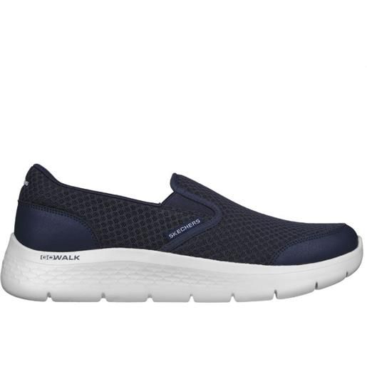 Skechers scarpe running w donna go walk flex grigie-blu navy