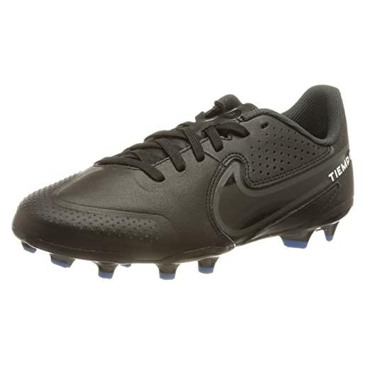 Nike legend 9 academy, scarpe da calcio, black/dk smoke grey-summit whi, 35.5 eu stretta