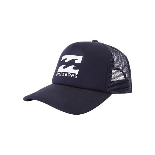 BILLABONG cappello classico da camionista cappellino da baseball, nero e bianco, taglia unica uomo