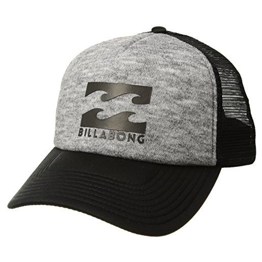 BILLABONG cappello classico da camionista cappellino da baseball, nero e bianco, taglia unica uomo