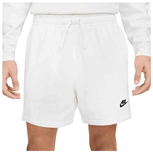 Nike shorts da uomo club fleece bianco taglia xxl cod dx0731-100