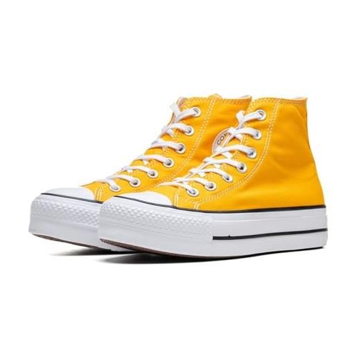 Converse chuck taylor all star platform sneaker giallo da donna a06506c