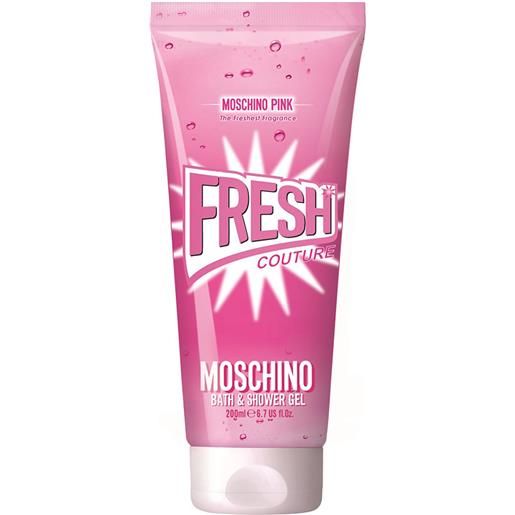 Moschino pink fresh couture bath & shower gel 200 ml