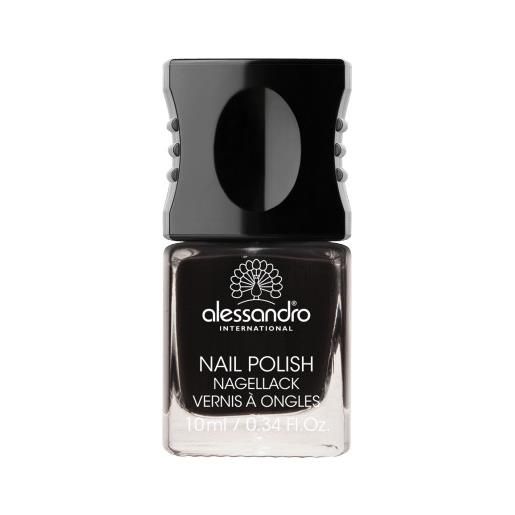 Alessandro International nail polish 77 midnight black