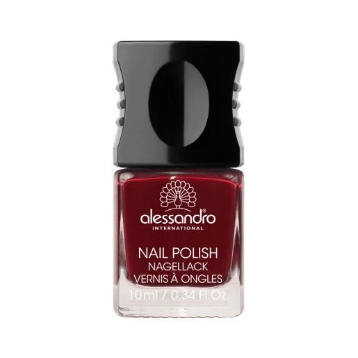 Alessandro International nail polish 54 midnight red
