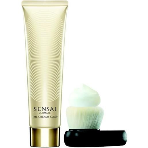 Sensai ultimate the creamy soap + original brush 125 ml