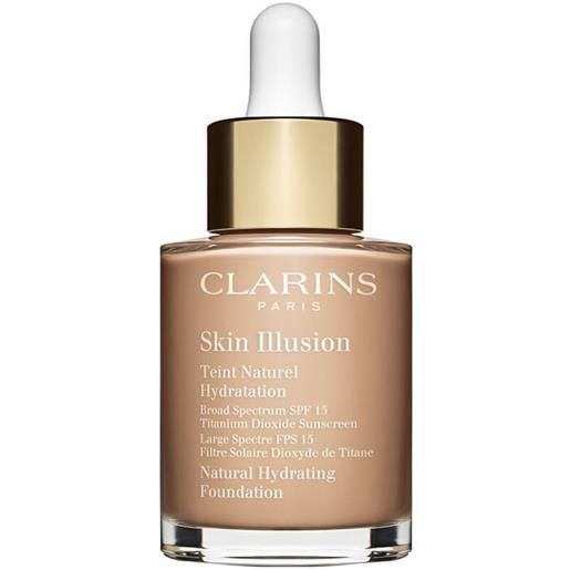 Clarins skin illusion teint naturel hydratation spf15 107 beige