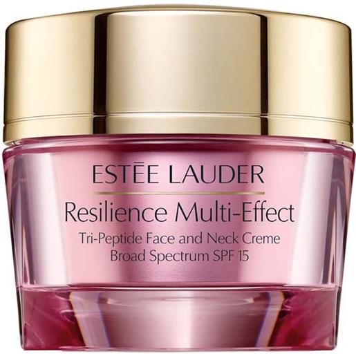 Estee Lauder resilience multi-effect tri-peptide face and neck creme spf15 pelli miste 50 ml