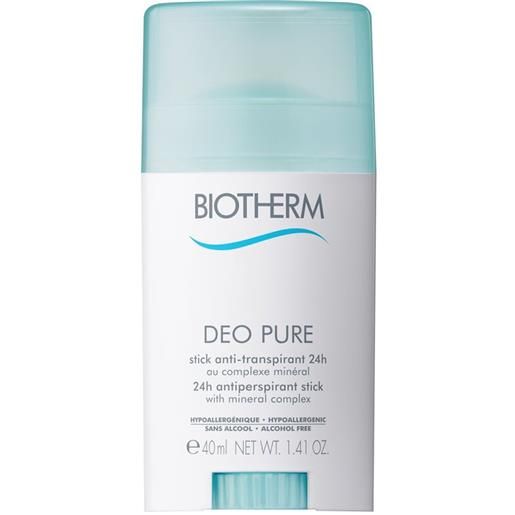 Biotherm deo pure stick deodorante anti-traspirante in stick 40 ml