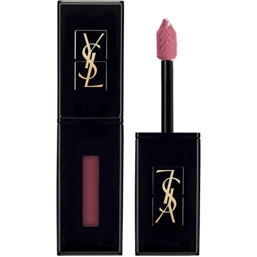 Yves Saint Laurent rouge pur couture vernis à lèvres vinyl cream lacca per le labbra n°407 - carmin session