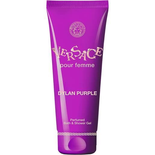 Versace dylan purple pour femme bath e shower gel 200 ml