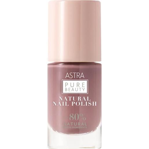Astra pure beauty natural nail polish 04 grand plum