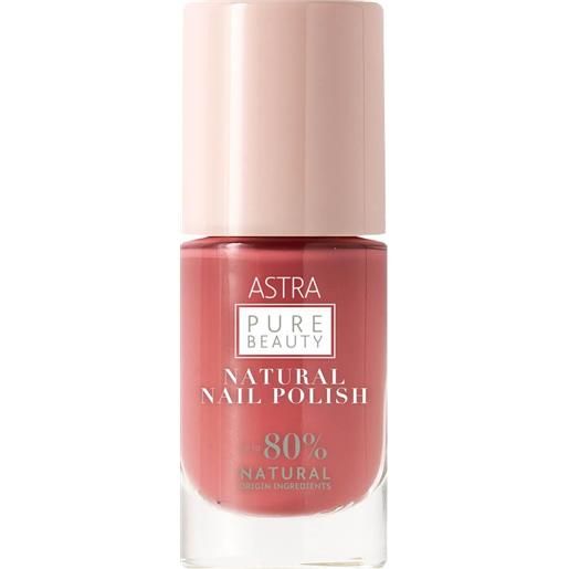 Astra pure beauty natural nail polish 09 ibiscus