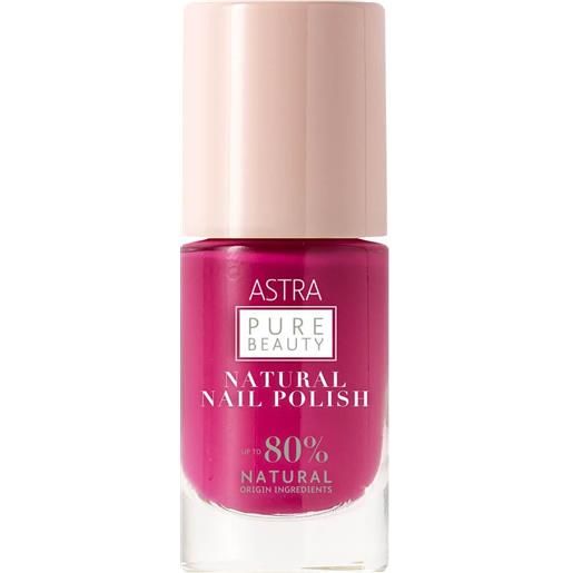 Astra pure beauty natural nail polish 10 bouganvillea