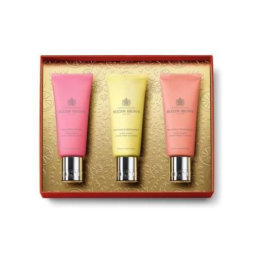 Molton Brown floral & spicy hand care gift set cofanetto