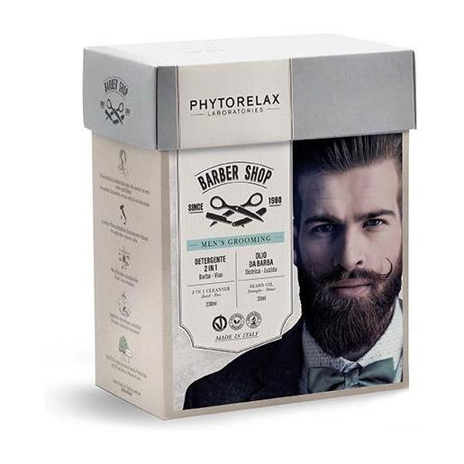 Phytorelax uomo barber shop beauty box 30 ml + 200 ml