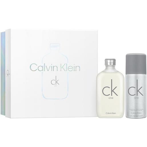 Calvin Klein ck one eau de toilette set regalo cofanetto