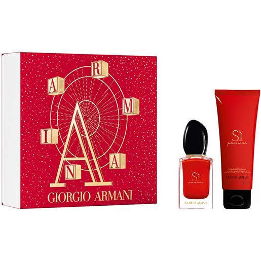 Giorgio Armani sì passione eau de parfum 30 ml confezione regalo cofanetto