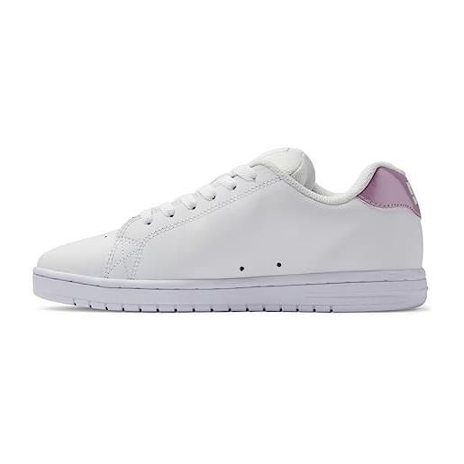 DC Shoes gaveler, scarpe da ginnastica donna, bianco lilac rose, 43 eu