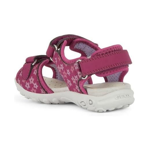 Geox j sandal whinberry g, donna, dk raspberry lilac, 38 eu