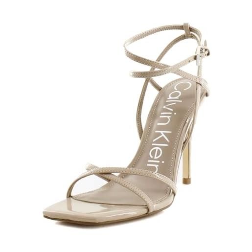 Calvin Klein tegin - sandali da donna con tacco, 35 eu
